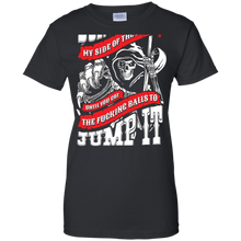 DON'T-JUDGE-MY-SIDE-OF-THE-FENCE-T-SHIRT