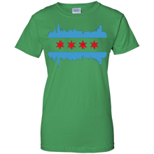 Flag-T-Shirts---Chicago-Flag-Skyline-Design-Tee