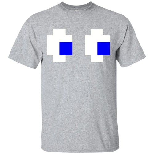 Glitch-Level---Pinky-Ghost-Face-Shirt---Funniest-T-Shirts