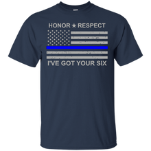 Honor-Respect---I've-Got-Your-Six---Thin-Blue-Line-Tshirt