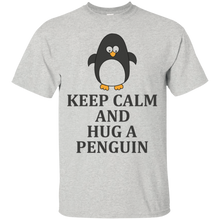 Cool-Design-KEEP-CALM-AND-HUG-A-PENGUIN-T-shirt
