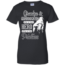 Grandpa-_-Grand-daughter-He-Is-Her-Hero-She-Is-His-Princess-T-Shirt