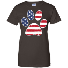 Dog-Paw-Print-T-shirt-Dog-Paw-Flag-T-shirt