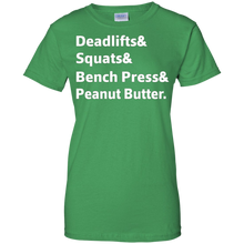 Deadlifts-_amp_-Squats-_amp_-Bench-Press-_amp_-Peanut-Butter-Fun-T-Shirt