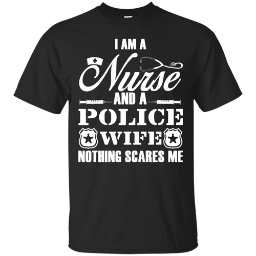 Funny-Nurse-Lovers-Quote-Gift-Nurse-And-Police-Wife-T-Shirt