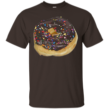 Chocolate-Icing-Colored-Sprinkles-Donut-T-shirt