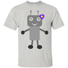 Cute-Robot-Girl-With-Flower-in-Hair-T-shirt