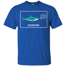Funny-Sarcasm-_quot_Sharkasm_quot_-Shark-T-shirt---I-Love-Salad