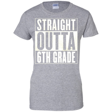 Funny-6th-Grade-T-Shirt---STRAIGHT-OUTTA-6TH-GRADE-Shirt