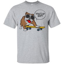 Funny-Cool-english-bulldog-on-board-T-Shirt