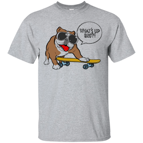 Funny-Cool-english-bulldog-on-board-T-Shirt