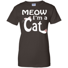 FUNNY-MEOW-I'M-A-CAT-T-SHIRT-Halloween-Costume-Cat-Lovers