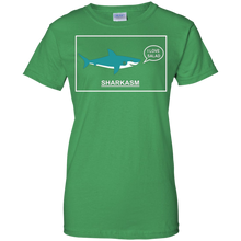 Funny-Sarcasm-_quot_Sharkasm_quot_-Shark-T-shirt---I-Love-Salad