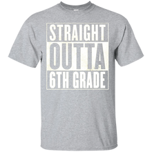 Funny-6th-Grade-T-Shirt---STRAIGHT-OUTTA-6TH-GRADE-Shirt