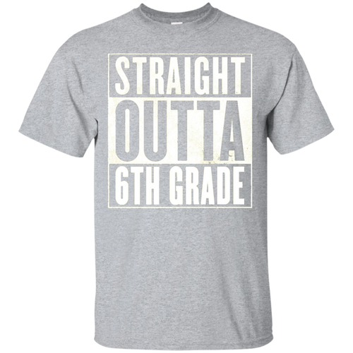 Funny-6th-Grade-T-Shirt---STRAIGHT-OUTTA-6TH-GRADE-Shirt