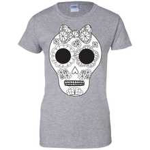 Girly-Sugar-Skull-Day-of-the-Dead-Color-Me-Shirt