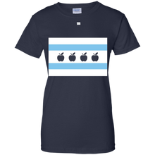 Chicago-Teachers-Flag-Apple-t-shirt