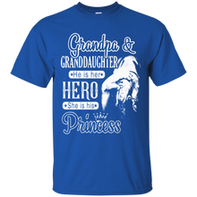 Grandpa-_-Grand-daughter-He-Is-Her-Hero-She-Is-His-Princess-T-Shirt