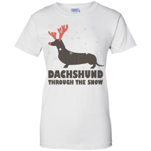 Chrismast-Shirt---Dachshund-Through-The-Snow