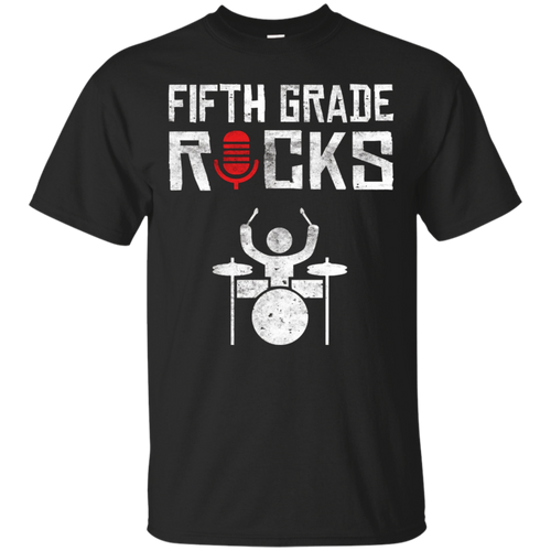 Fifth-Grade-Rocks---5th---Back-To-School-T-Shirt---Unisex