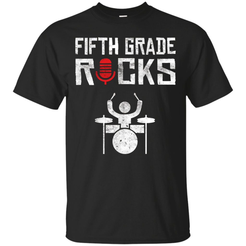 Fifth-Grade-Rocks---5th---Back-To-School-T-Shirt---Unisex