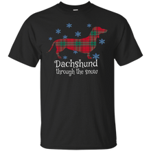Dachshund-Through-The-Snow-[Funny-Christmas-T-Shirt]