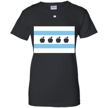 Chicago-Teachers-Flag-Apple-t-shirt