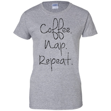 Coffee-Nap-Repeat-Funny-T-Shirt