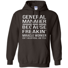 General-Manager---Because-Freakin'-miracle-worker-T-shirt