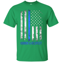 Honor-Respect-Thin-Blue-Line-Police-Lives-Matter-T-Shirt