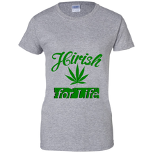 Hirish-For-Life-Marijuana-Pot-Leaf-T-shirt-Irish-Weed-smoke