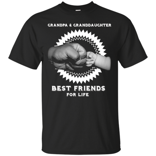 GRANDPA-and-GRANDDAUGHTER-Best-Friends-For-Life-T-Shirt