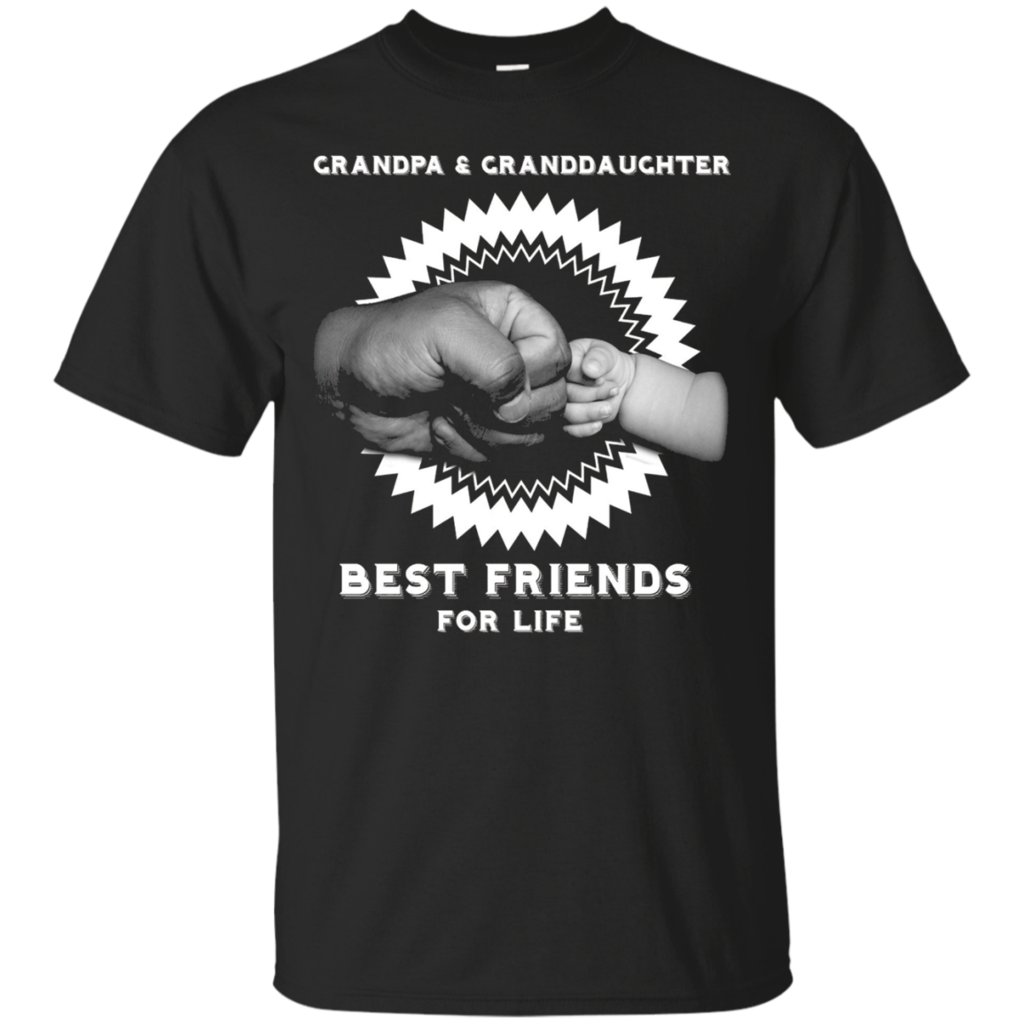 GRANDPA-and-GRANDDAUGHTER-Best-Friends-For-Life-T-Shirt