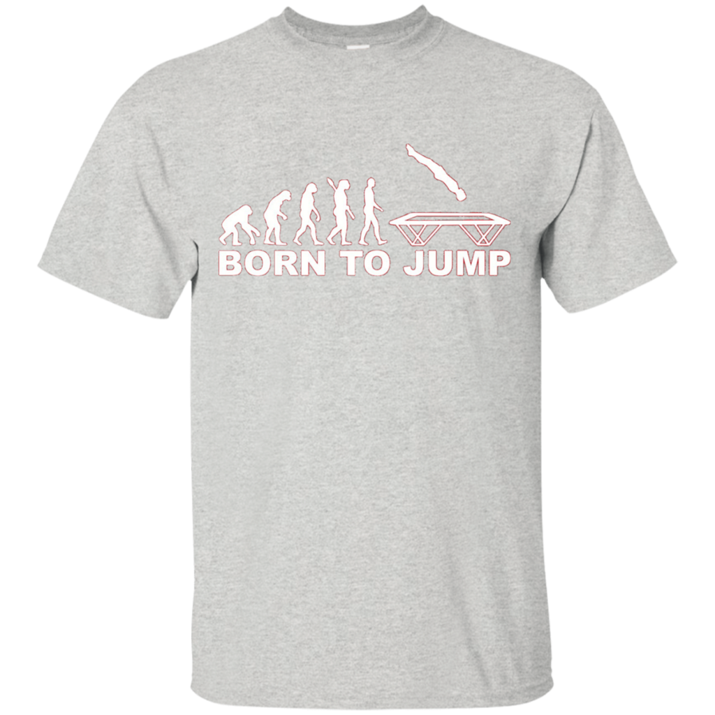 Evolution-born-to-jump-trampoline-T-Shirt