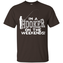 Funny-Fishing-Shirt---I'm-Hooker-On-The-Weekends!