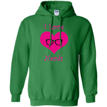 Girly-I-love-Nerds-pink-heart-T-Shirt