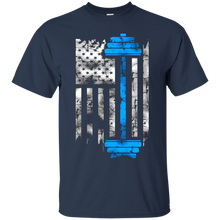 Gym-Fitness-Weightlifting---American-Flag-Lifting-T-shirt