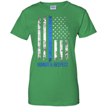 Honor-Respect-Thin-Blue-Line-Police-Lives-Matter-T-Shirt