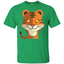 Funny-T-Shirt-Cartoon-Animals-Tiger-Tee