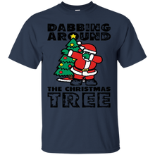 DABBING-around-the-christmas-TREE-tshirt