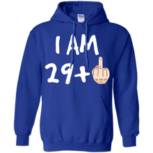 I-Am-29-Plus-Middle-Finger---Funny-30th-Birthday-Shirt
