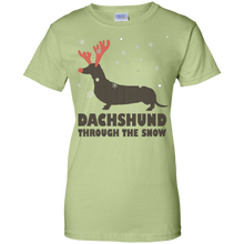 Chrismast-Shirt---Dachshund-Through-The-Snow