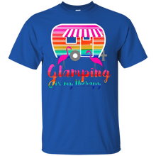 Glamping-is-my-Therapy-Camper-Flamingo-Tee-Shirt