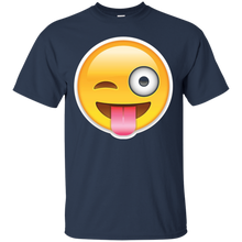 FACE-WITH-STUCK-OUT-TONGUE-AND-WINKING-EYE-Emoji-T-Shirt