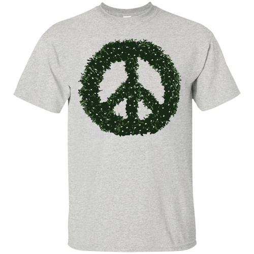 Christmas-Peace-Wreath-T-Shirt