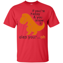 Dinosaur-T-Shirt---If-you're-happy-_amp_-you-know-it-clap-your..