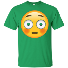 Flushed-Face-Embarrassed-Emoji-T-Shirt