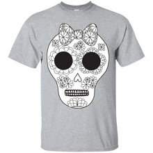 Girly-Sugar-Skull-Day-of-the-Dead-Color-Me-Shirt