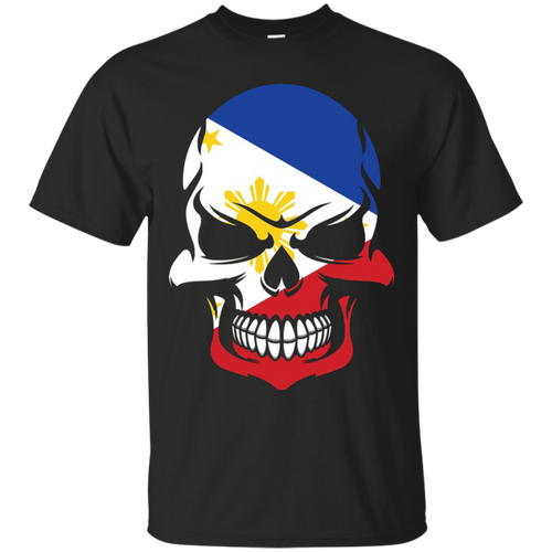 Filipino-Flag-Skull-Cool-Philippines-Skull-T-Shirt