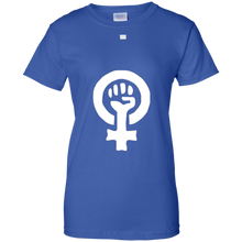 Feminism-symbol-shirt-for-a-feminist-in-dark-apparel
